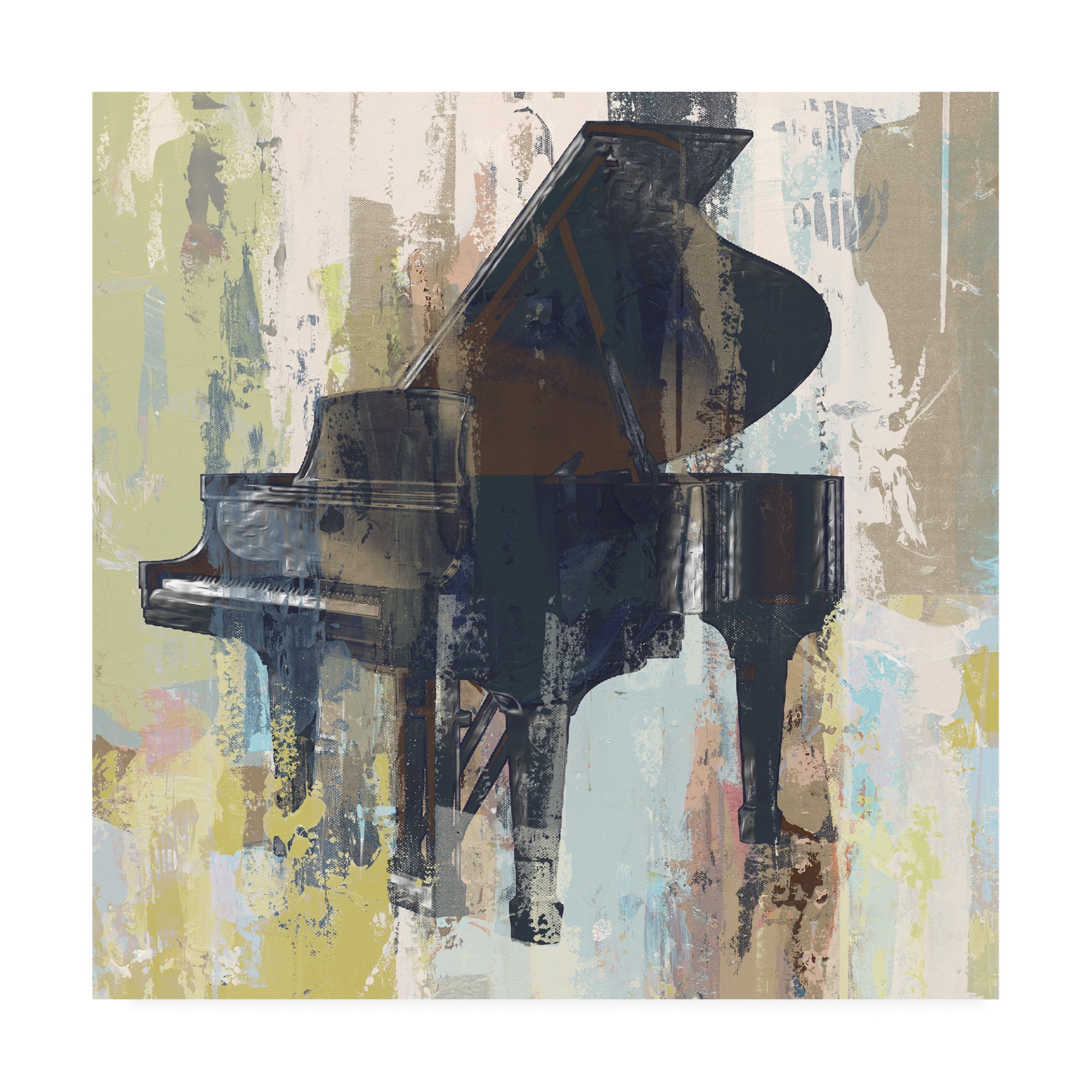 Studio W-Dh 'Bluebird Piano' Canvas Art