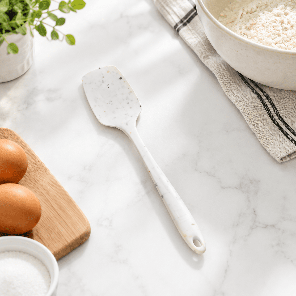 Studio White Ultimate - 11 IN Silicone Seamless Spoonula Kitchen ...