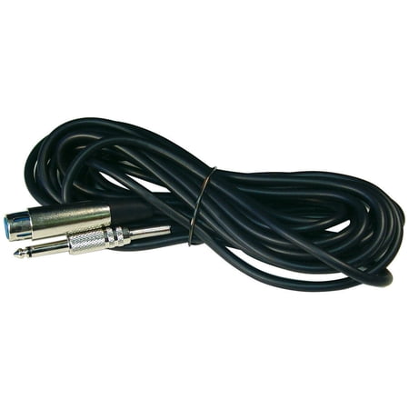 Studio Z 3 Pin Xlr Female To 1/4" Male Microphone Cable - 20 Feet