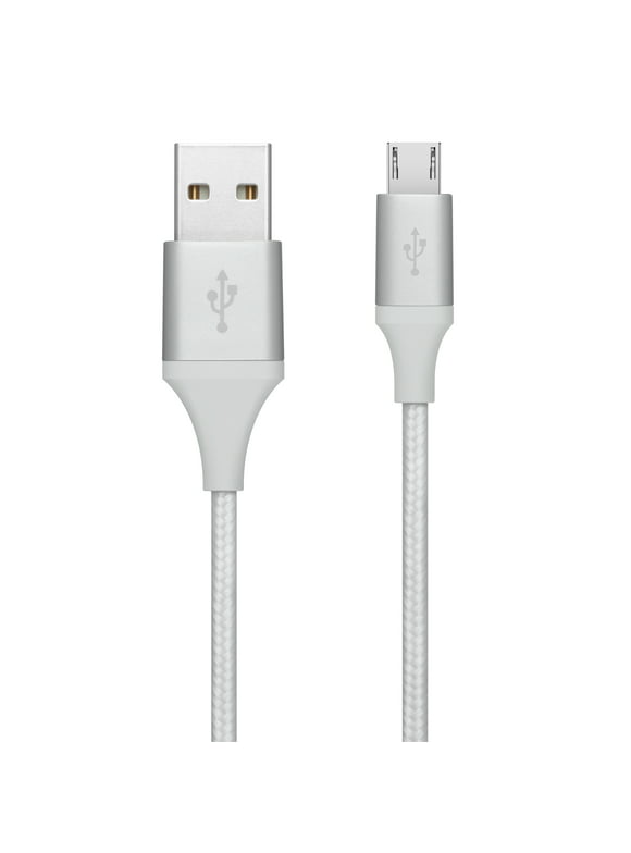 Studio by Belkin Micro-USB to USB Cable, 5ft Cord, Silver