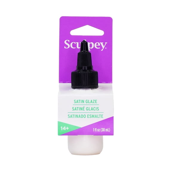 Sculpey Glaze- 1 oz, Satin