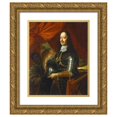 thumbnail image 1 of Studio of Justus Sustermans 15x18 Gold Ornate Wood Frame and Double Matted Museum Art Print Titled - Mattias De 'Medical (C. 1660), 1 of 4