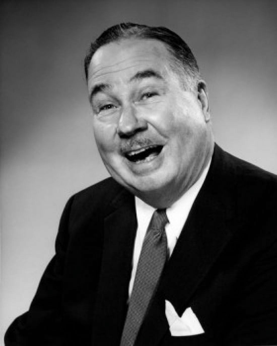 Studio portrait of businessman laughing Canvas Art - (24 x 36)
