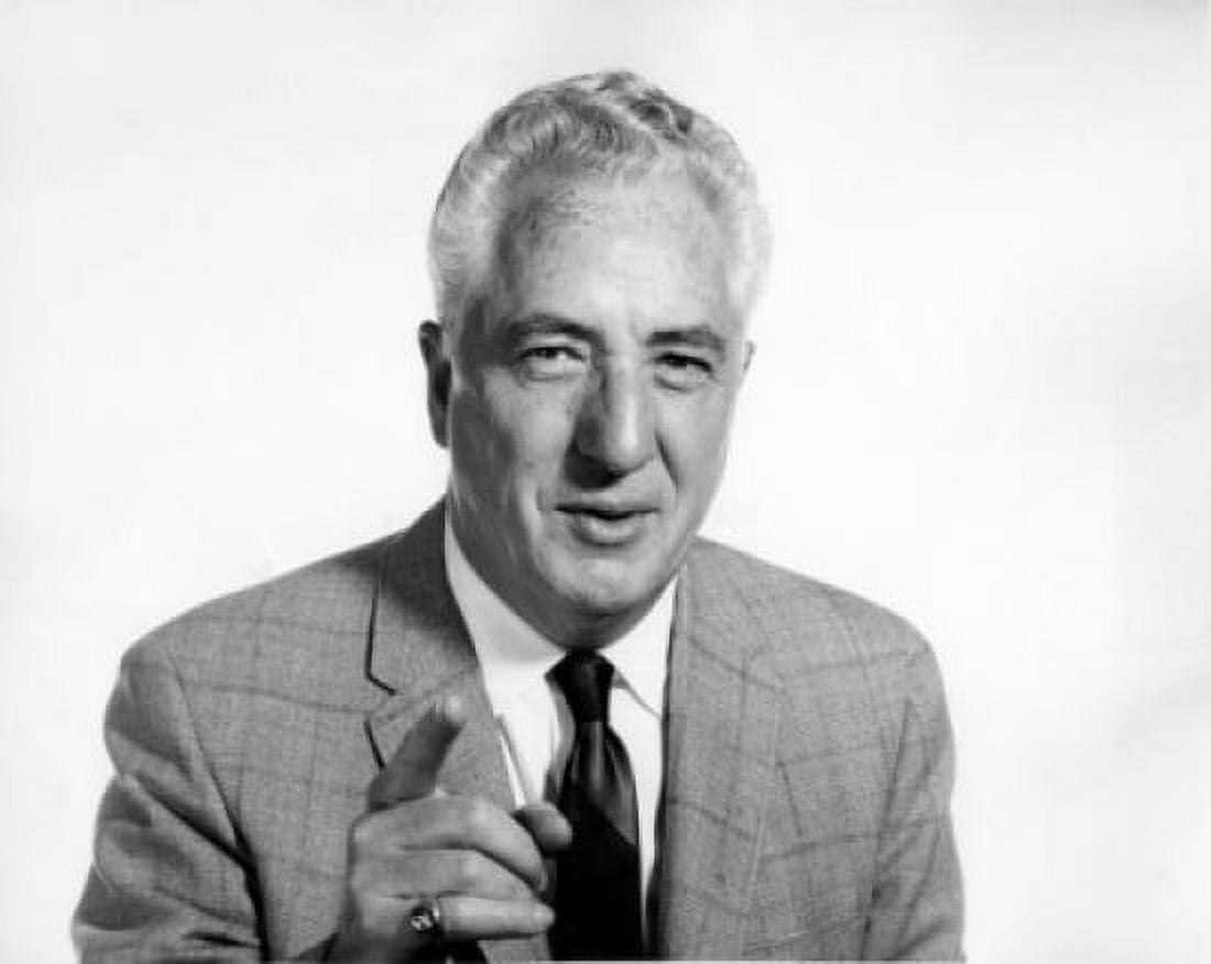 Studio portrait of businessman pointing Canvas Art - (24 x 36)
