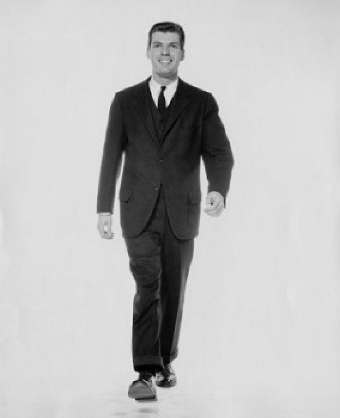 Studio portrait of businessman smiling Canvas Art - (18 x 24)