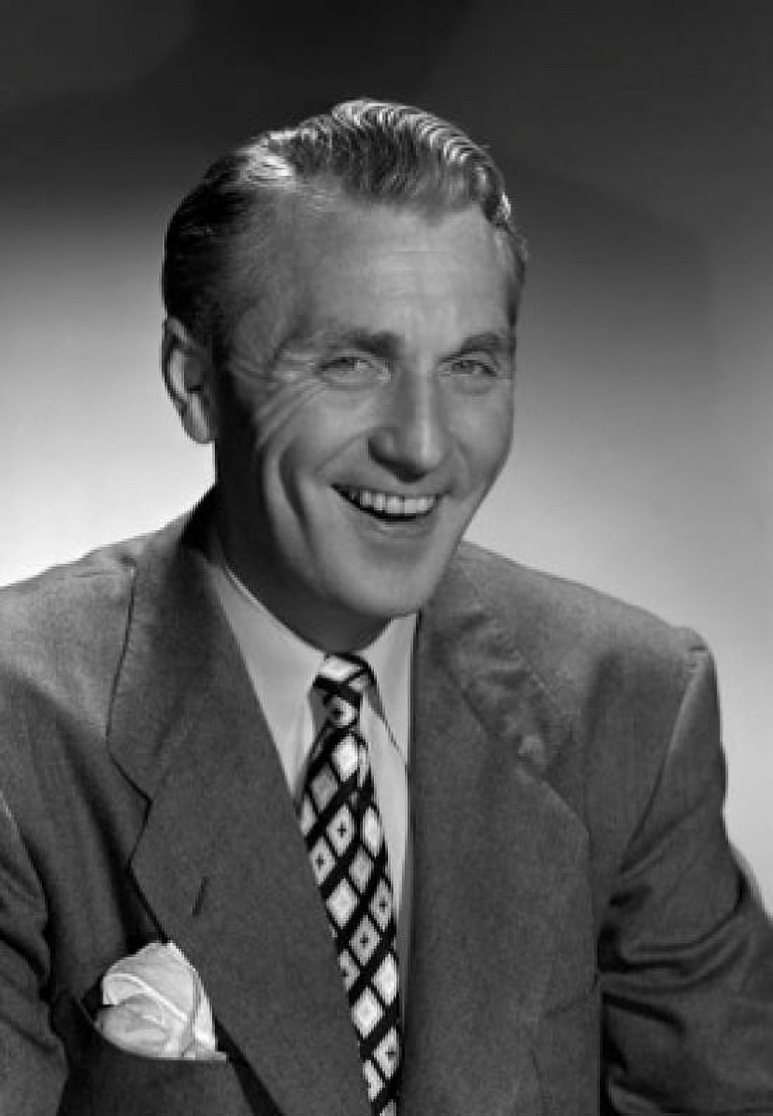 Studio portrait of businessman smiling Canvas Art - (18 x 24)