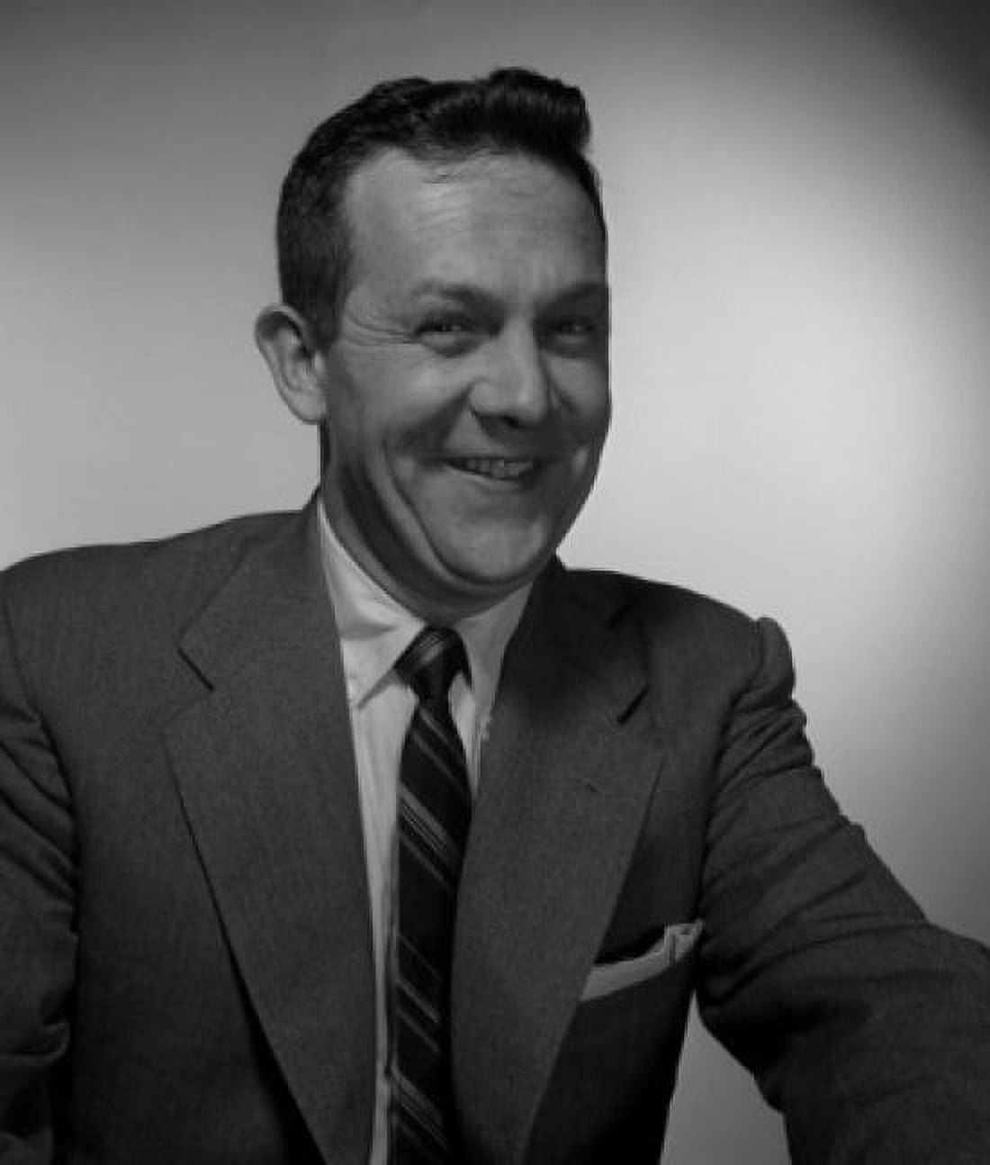 Studio portrait of businessman smiling Canvas Art - (18 x 24)