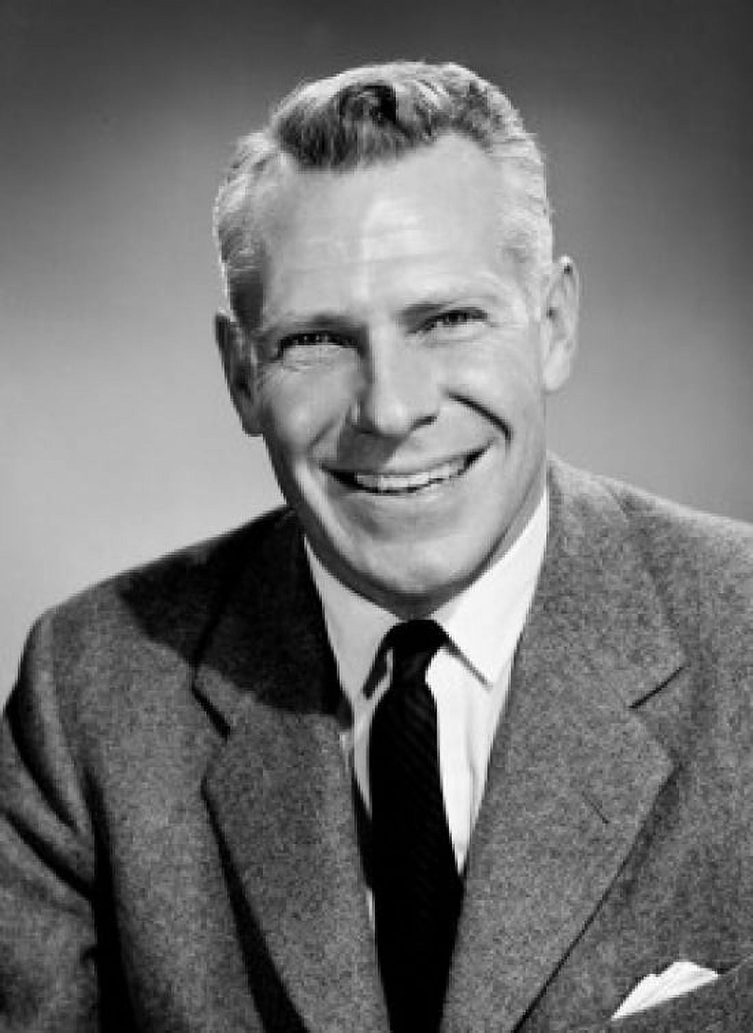 Studio portrait of businessman smiling Canvas Art - (24 x 36)
