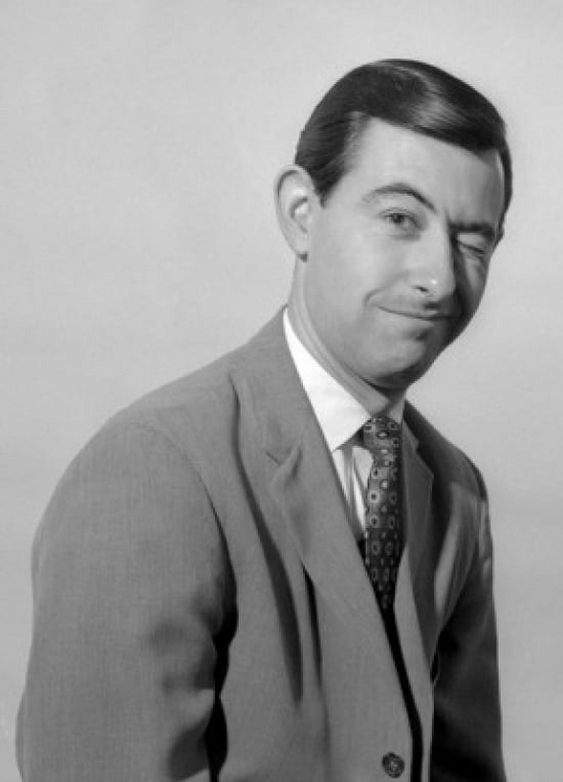 Studio portrait of businessman winking Canvas Art - (18 x 24)