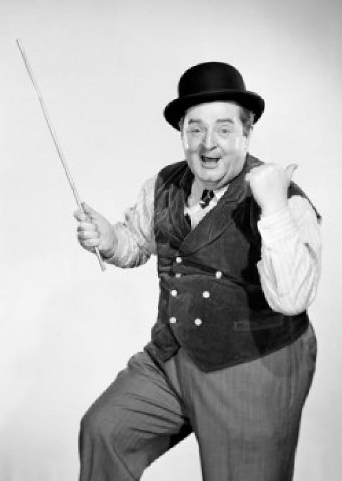 Studio portrait of circus ringmaster Canvas Art - (24 x 36)