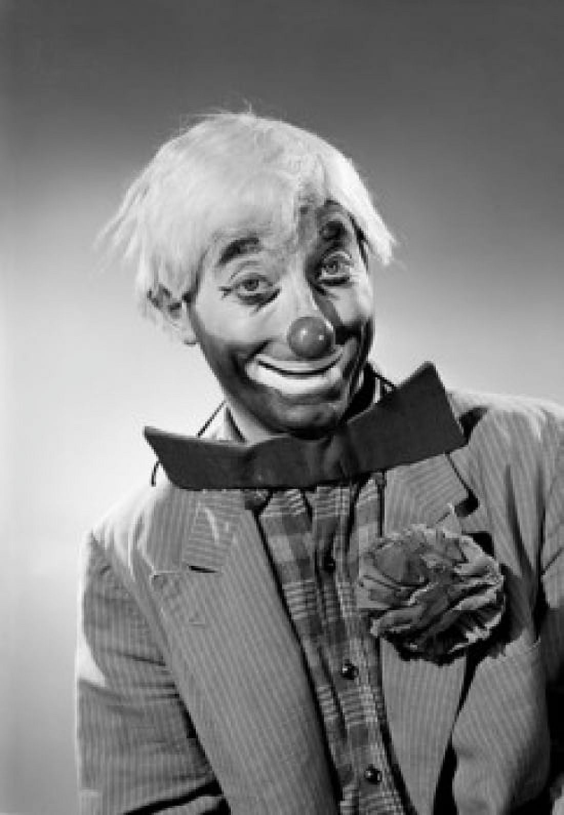 Studio portrait of clown smiling Canvas Art - (24 x 36)