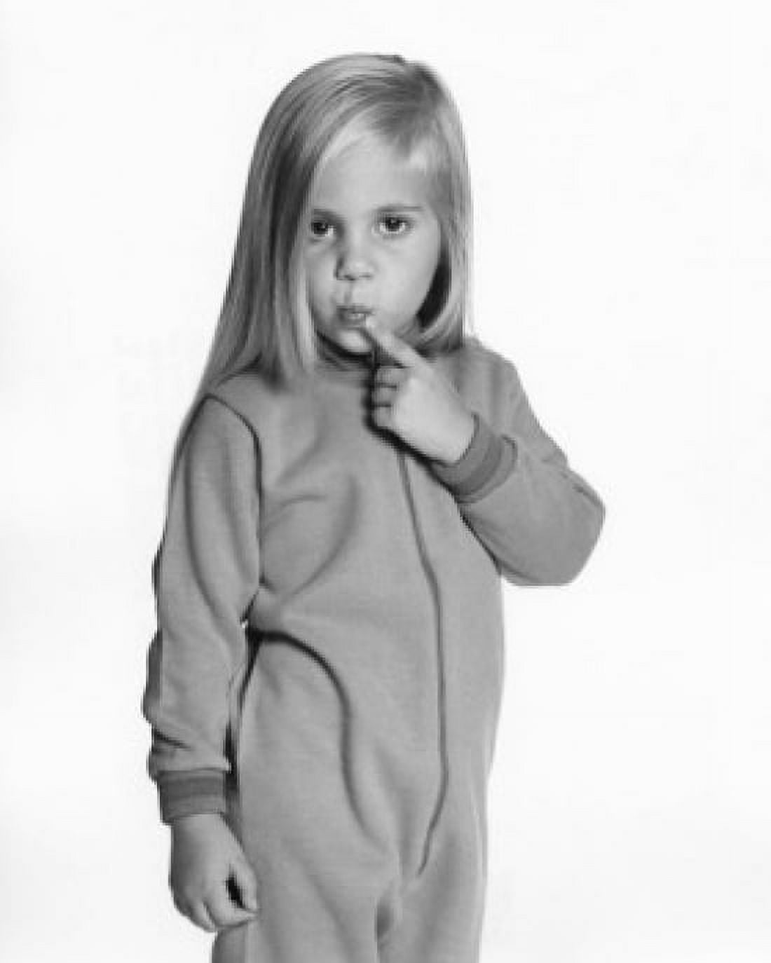 Studio portrait of confused girl Canvas Art - (24 x 36)