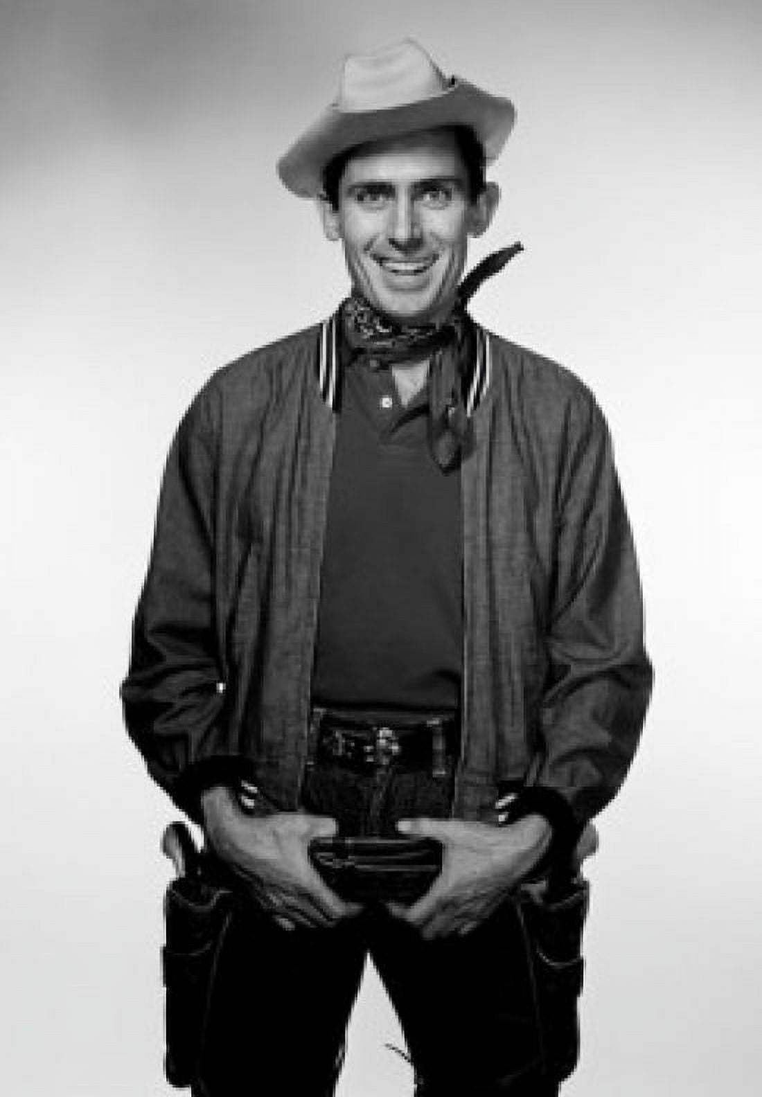Studio portrait of cowboy Canvas Art -  (24 x 36)