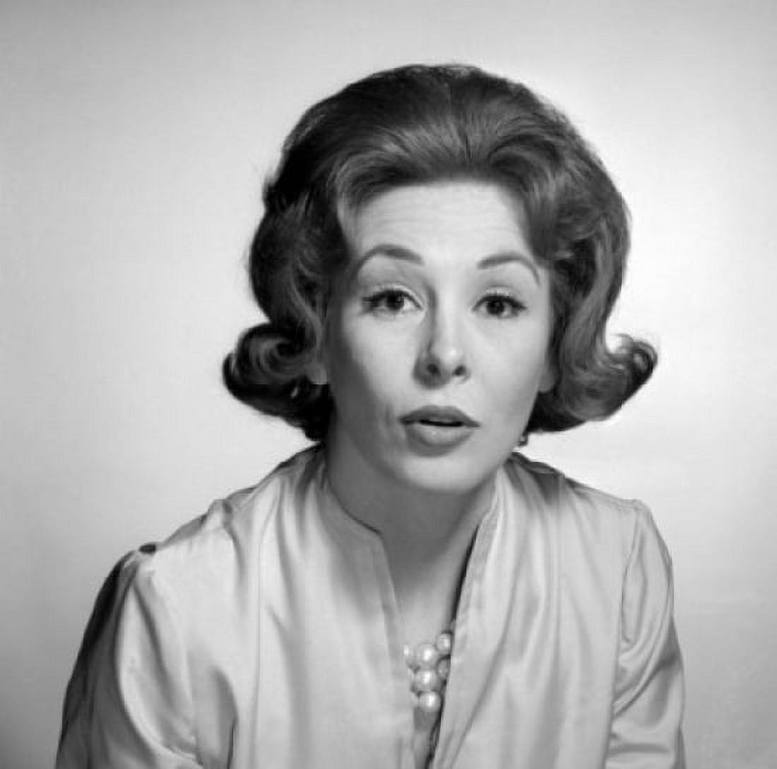 Studio portrait of curious woman Canvas Art - (24 x 36)