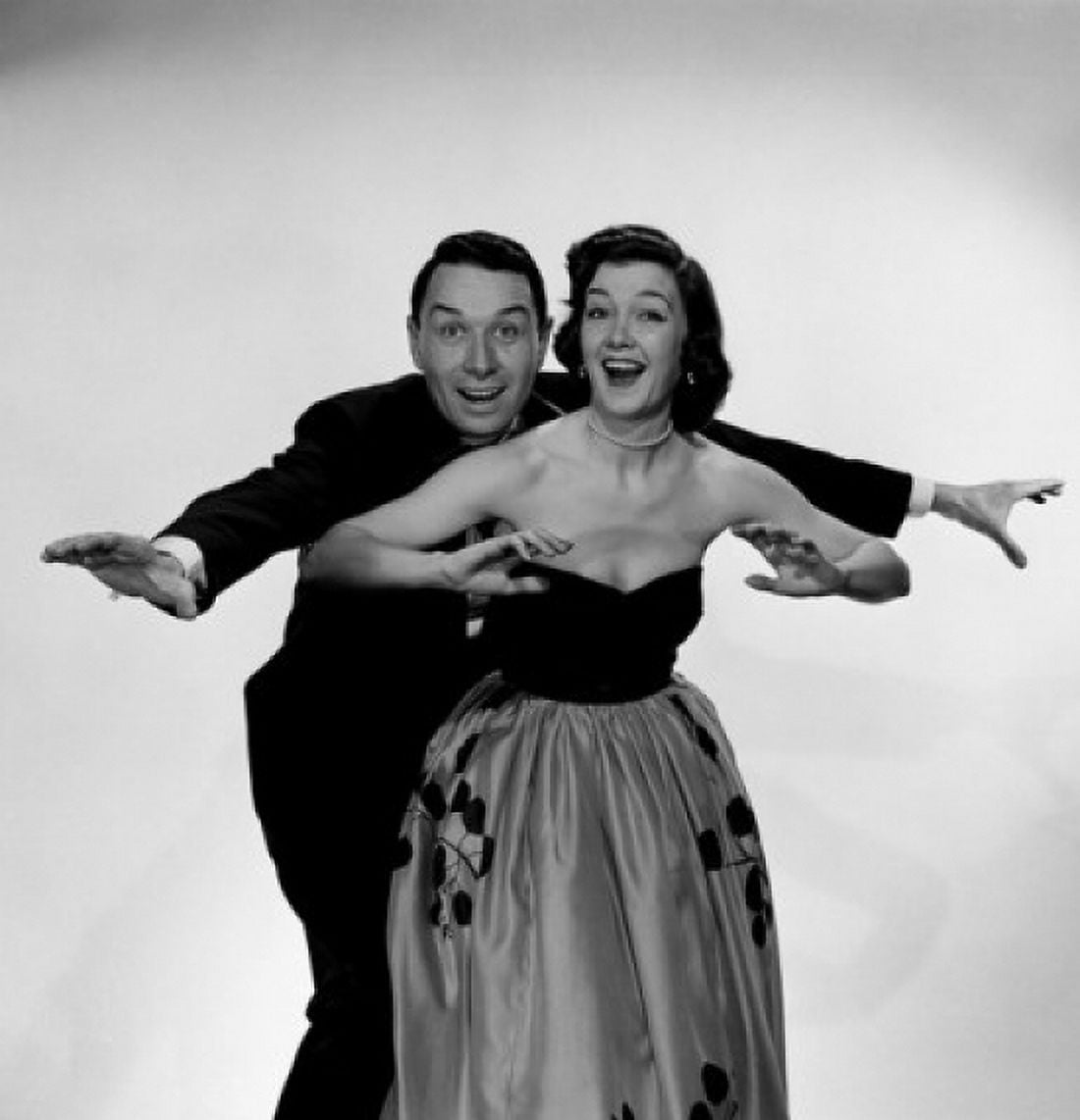 Studio portrait of dancing couple Canvas Art - (18 x 24)