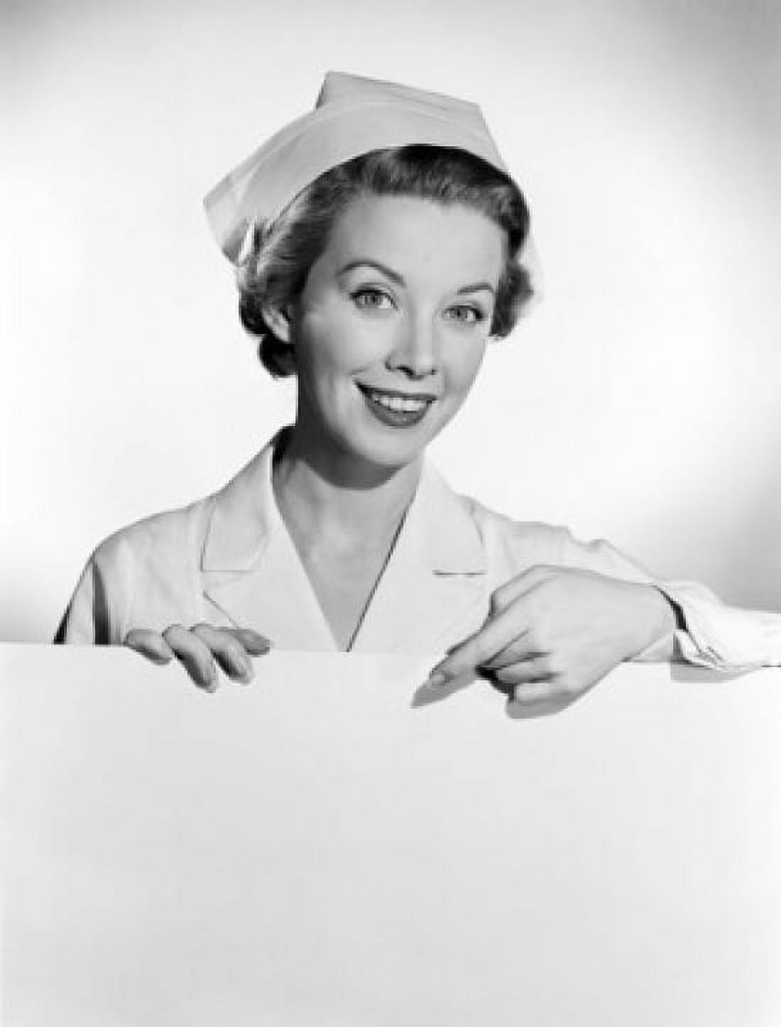 Studio portrait of female nurse Canvas Art - (18 x 24)