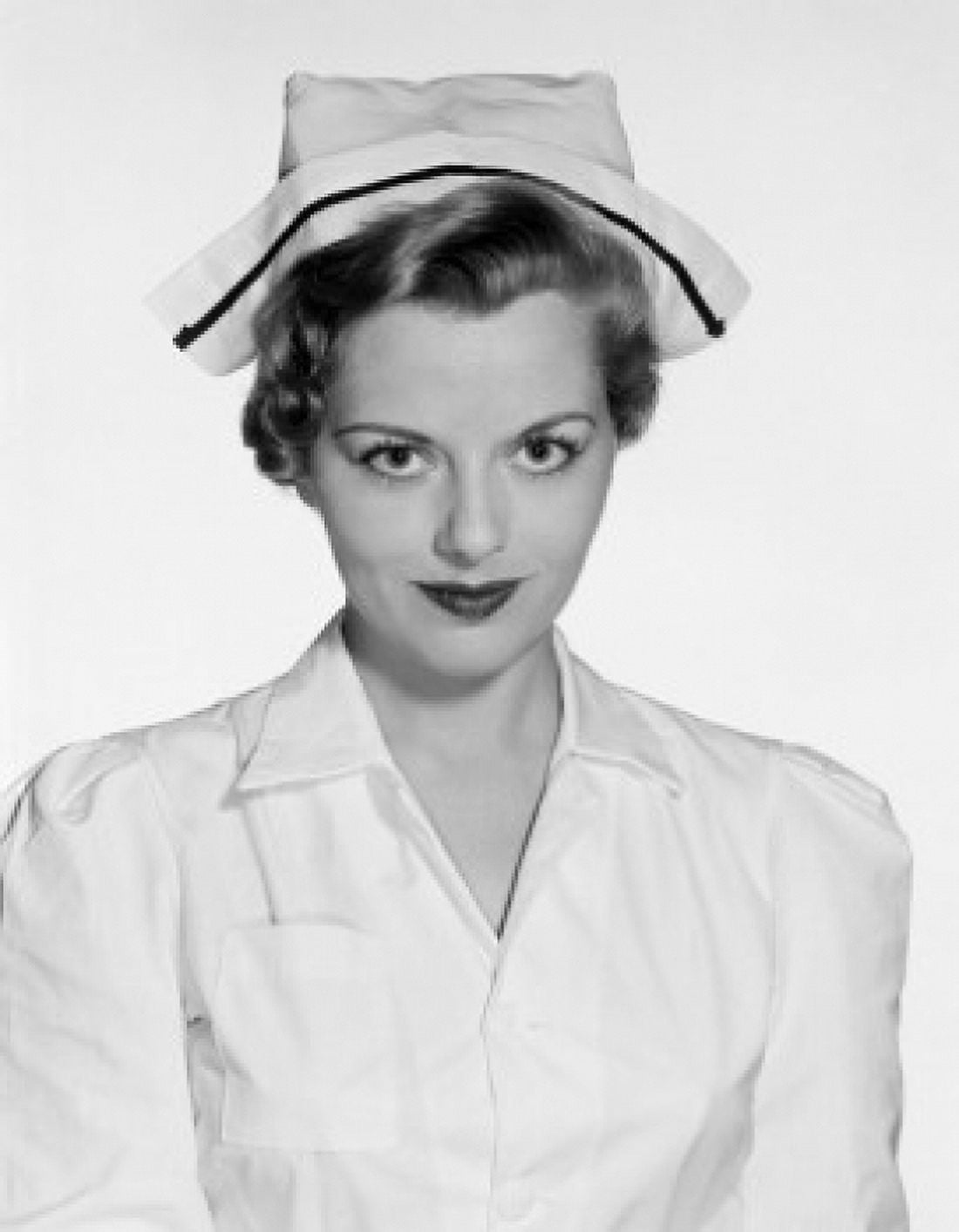 Studio portrait of female nurse Canvas Art - (24 x 36)