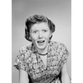 thumbnail image 1 of Studio portrait of furious woman Poster Print (24 x 36), 1 of 4