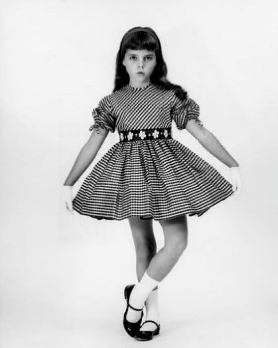 Studio portrait of girl holding dress Canvas Art - (24 x 36)