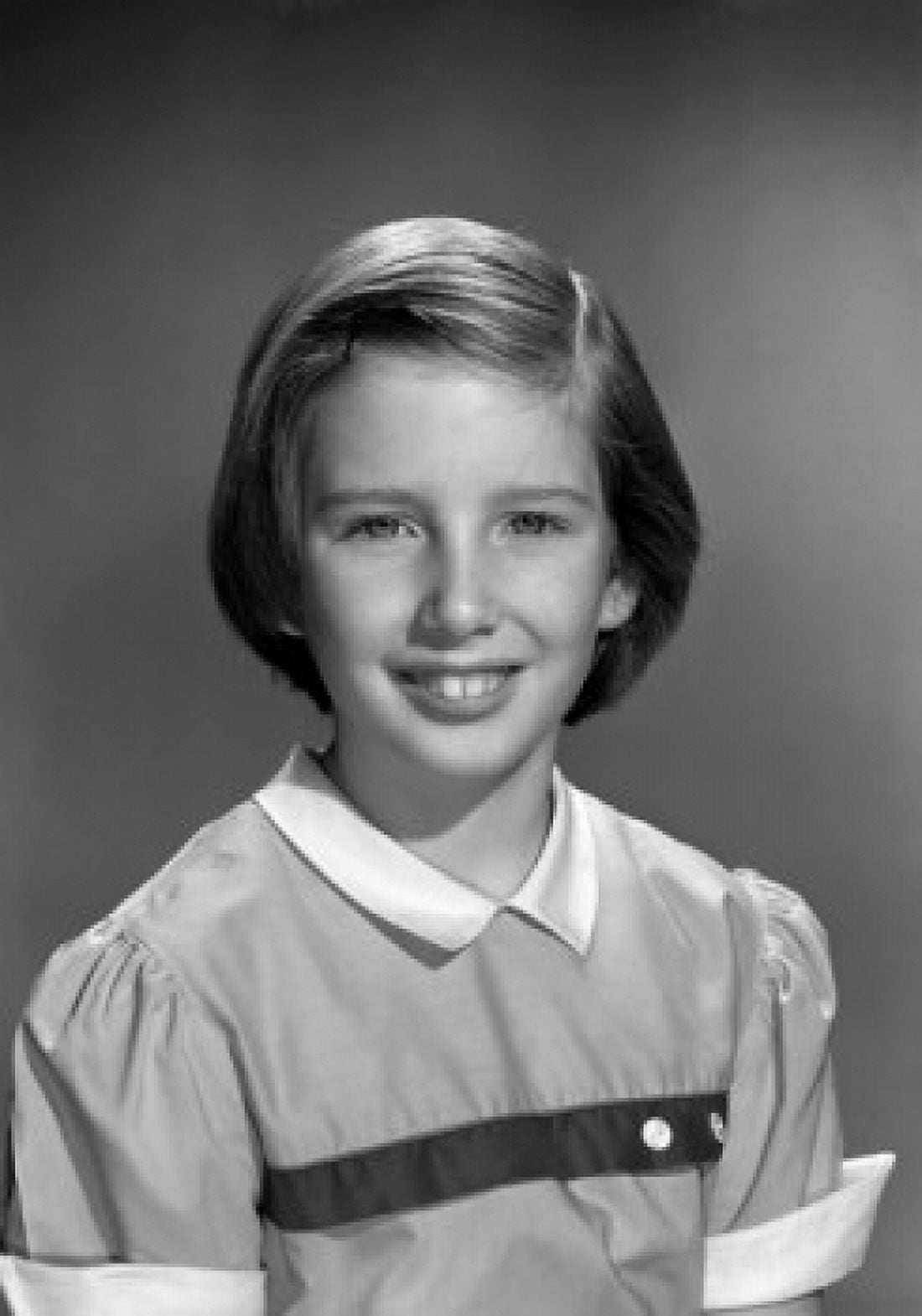 Studio portrait of girl smiling Canvas Art - (24 x 36)