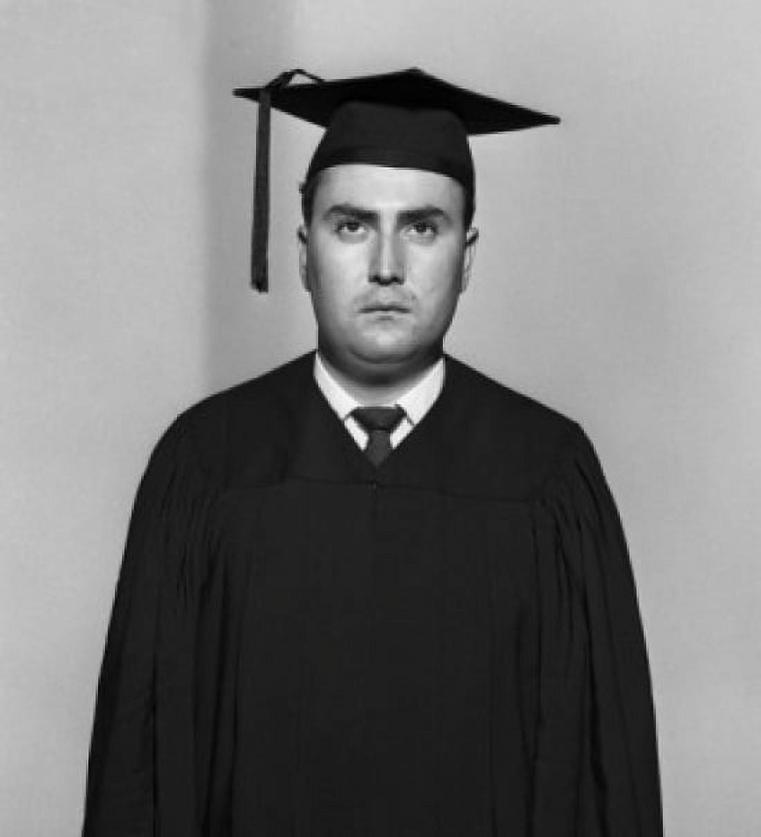 Studio portrait of male graduate student Canvas Art - (18 x 24)