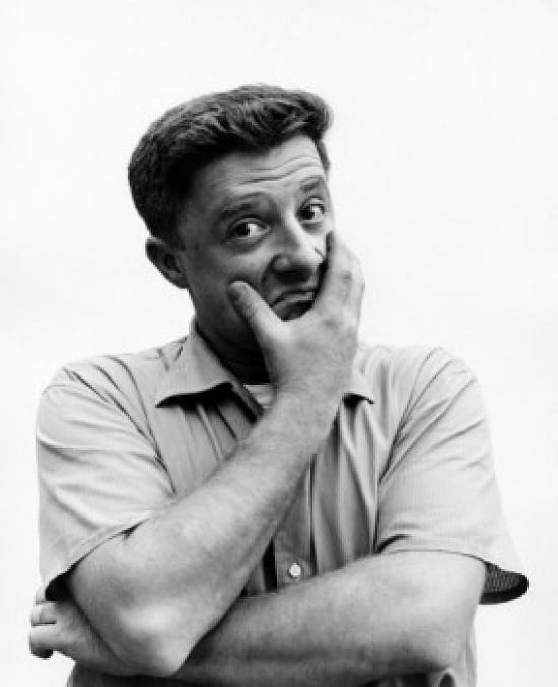 Studio portrait of man frowning Canvas Art - (18 x 24)