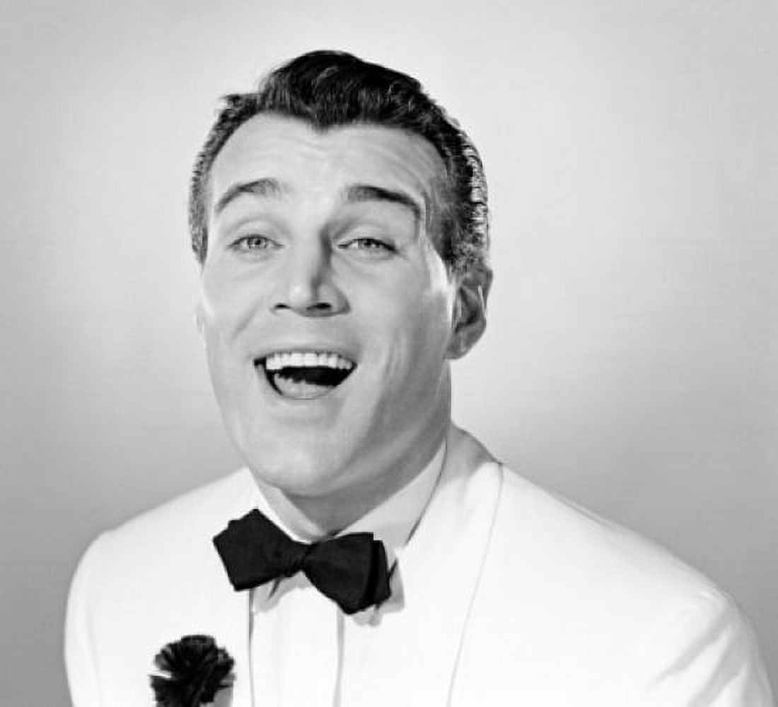Studio portrait of man wearing bow tie Canvas Art - (24 x 36)
