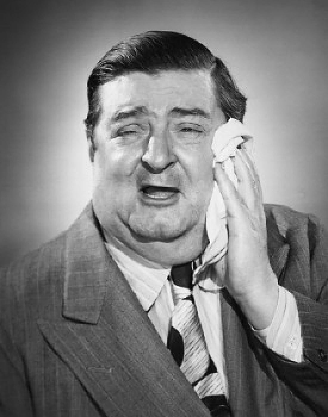 Studio portrait of mature man suffering from toothache Canvas Art - (18 x 24)
