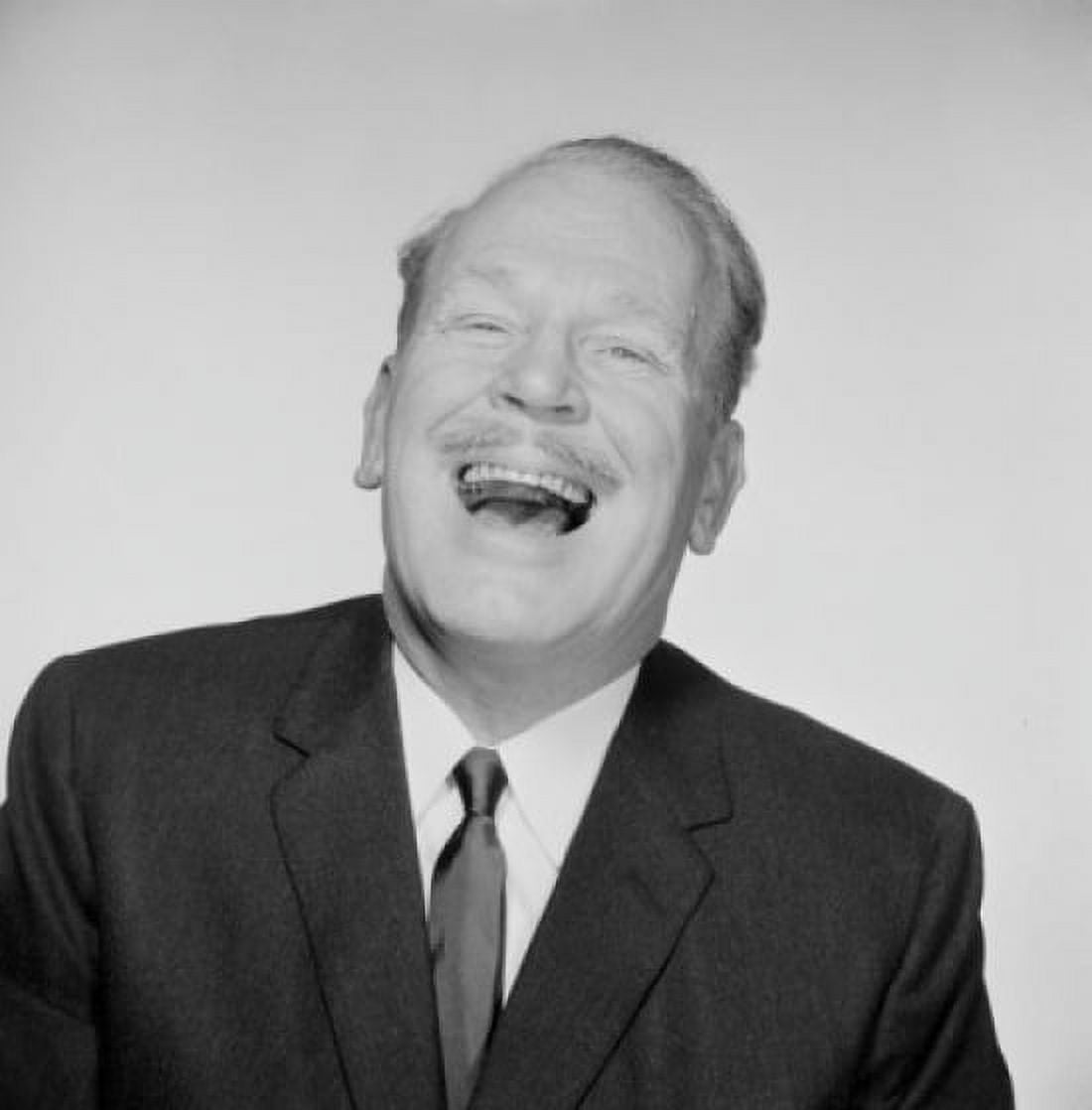 Studio portrait of senior man laughing Canvas Art - (24 x 36)