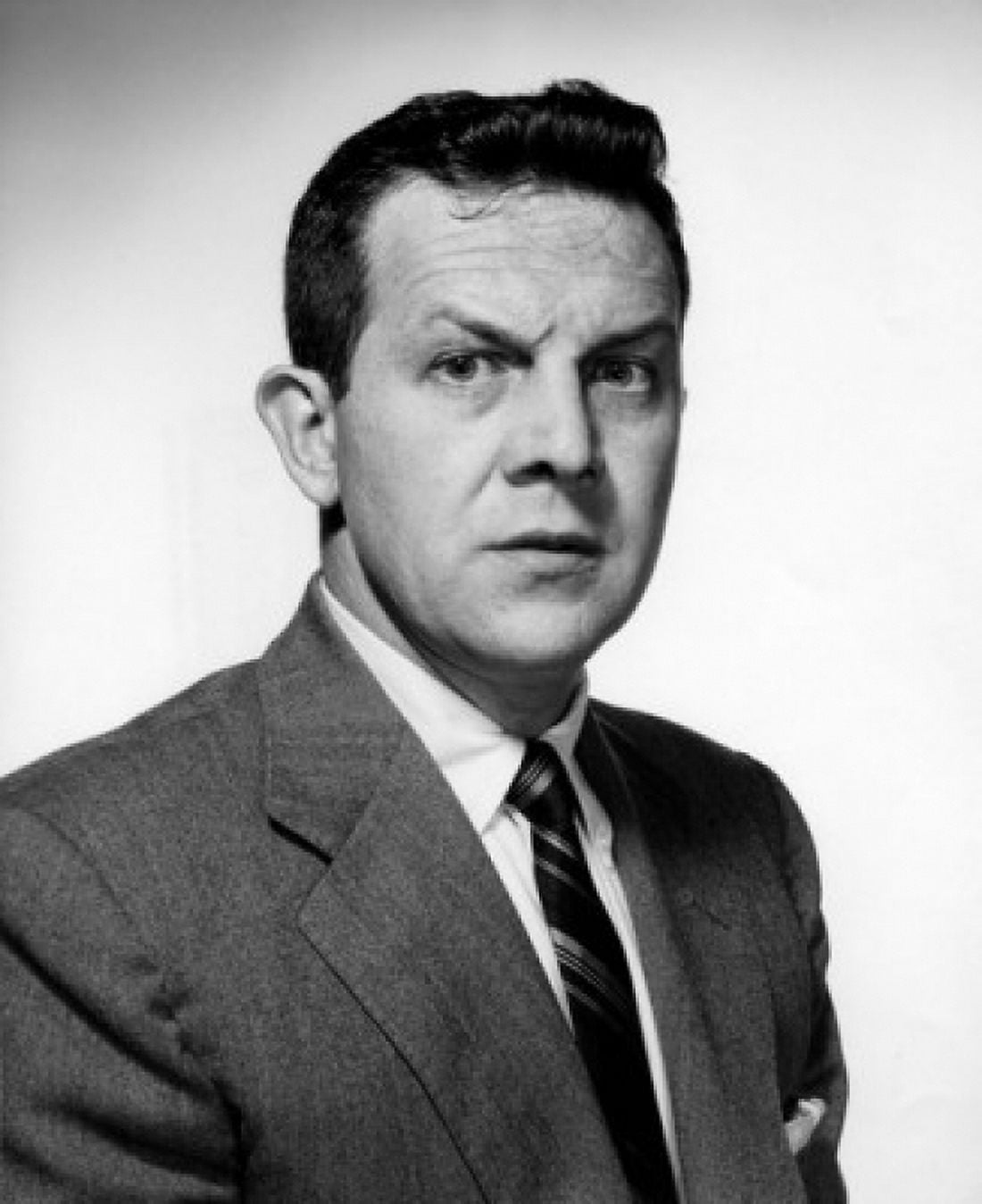 Studio portrait of serious businessman Canvas Art - (18 x 24)