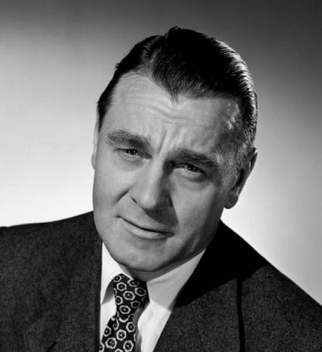 Studio portrait of serious businessman Canvas Art - (24 x 36)