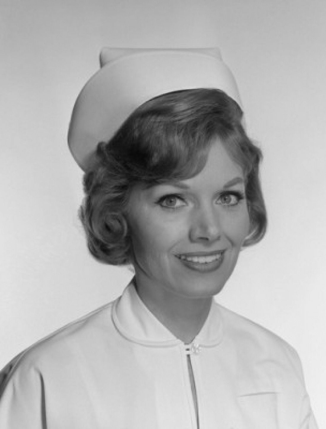 Studio portrait of smiling nurse Canvas Art - (18 x 24)