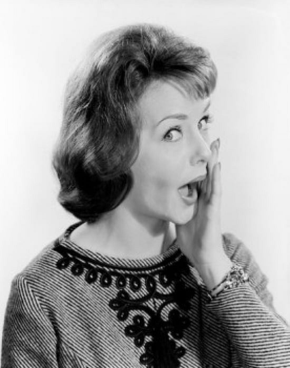 Studio portrait of surprised woman Canvas Art - (18 x 24)