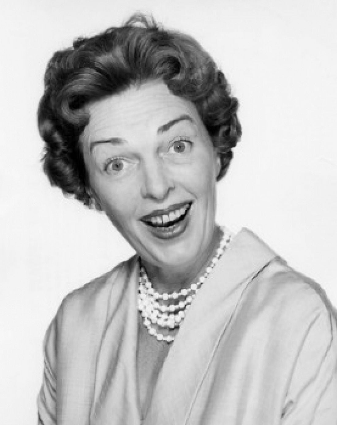 Studio portrait of surprised woman smiling Canvas Art - (24 x 36)