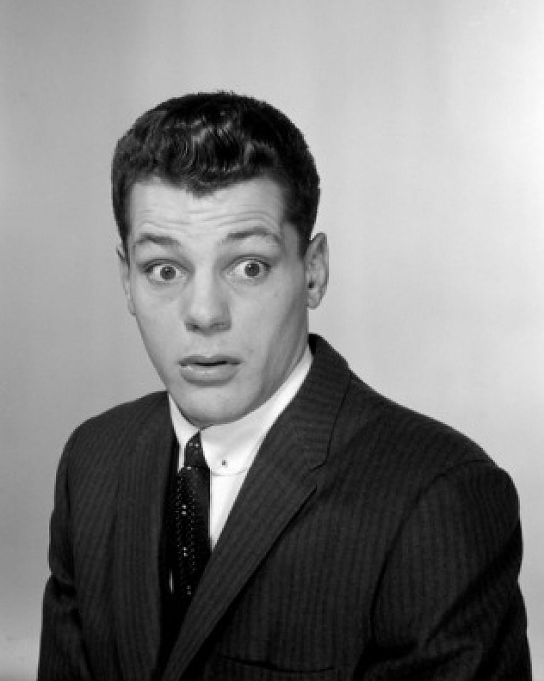 Studio portrait of surprised young businessman Canvas Art - (24 x 36)