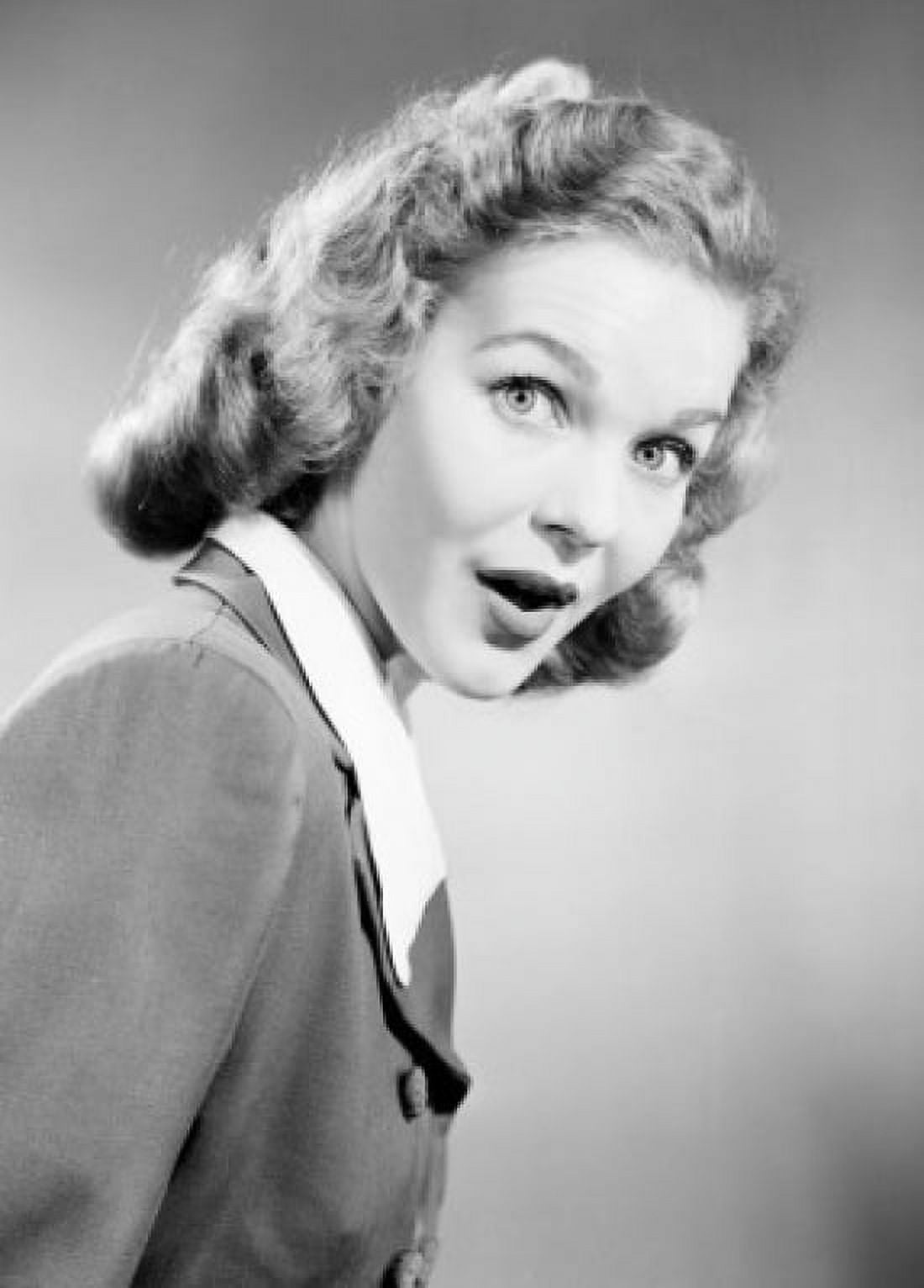 Studio portrait of surprised young woman Canvas Art - (24 x 36)