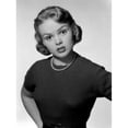 thumbnail image 1 of Studio portrait of young woman grimacing Poster Print (18 x 24), 1 of 4