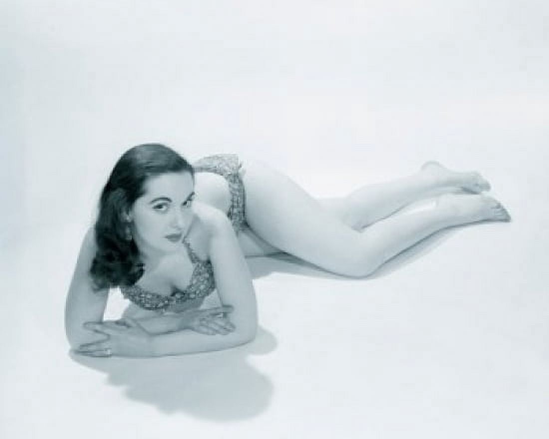 Studio portrait of young woman in bikini Canvas Art - (24 x 36)