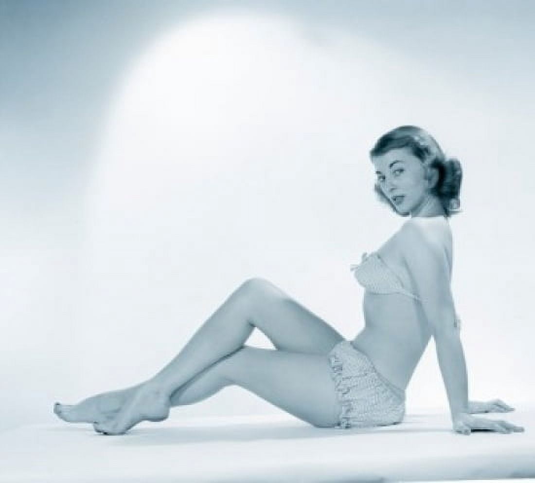 Studio portrait of young woman in bikini Canvas Art - (24 x 36)