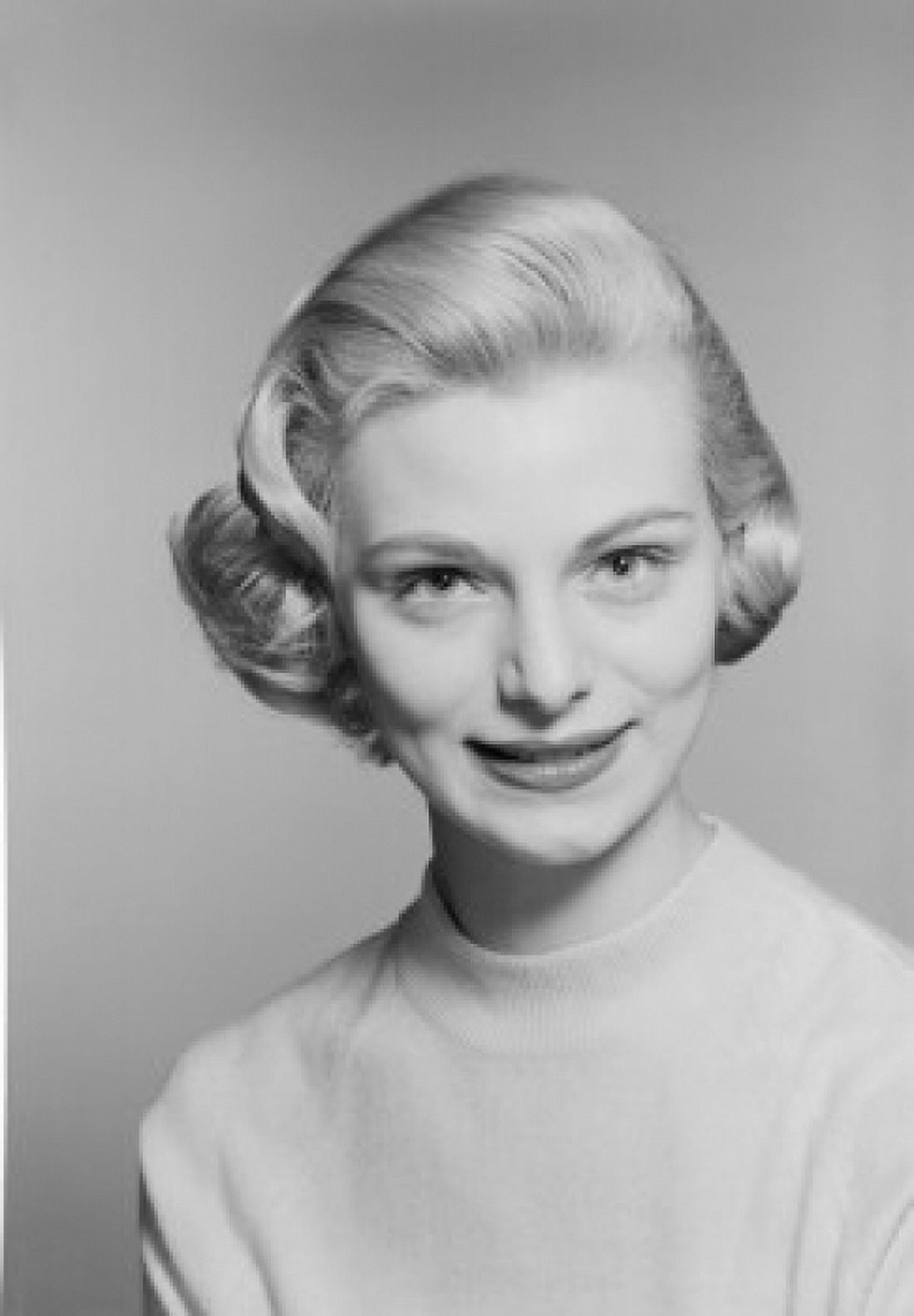 Studio portrait of young woman smiling Canvas Art - (24 x 36)