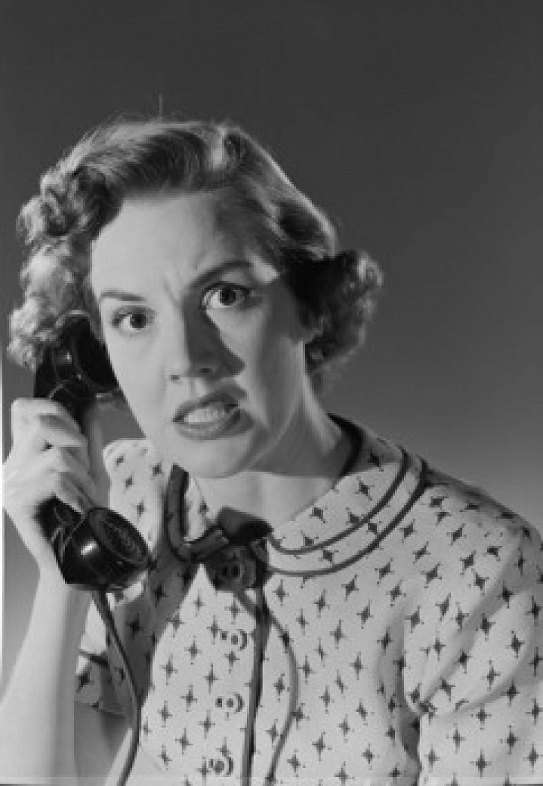 Studio portrait of young woman talking on phone Canvas Art - (18 x 24)