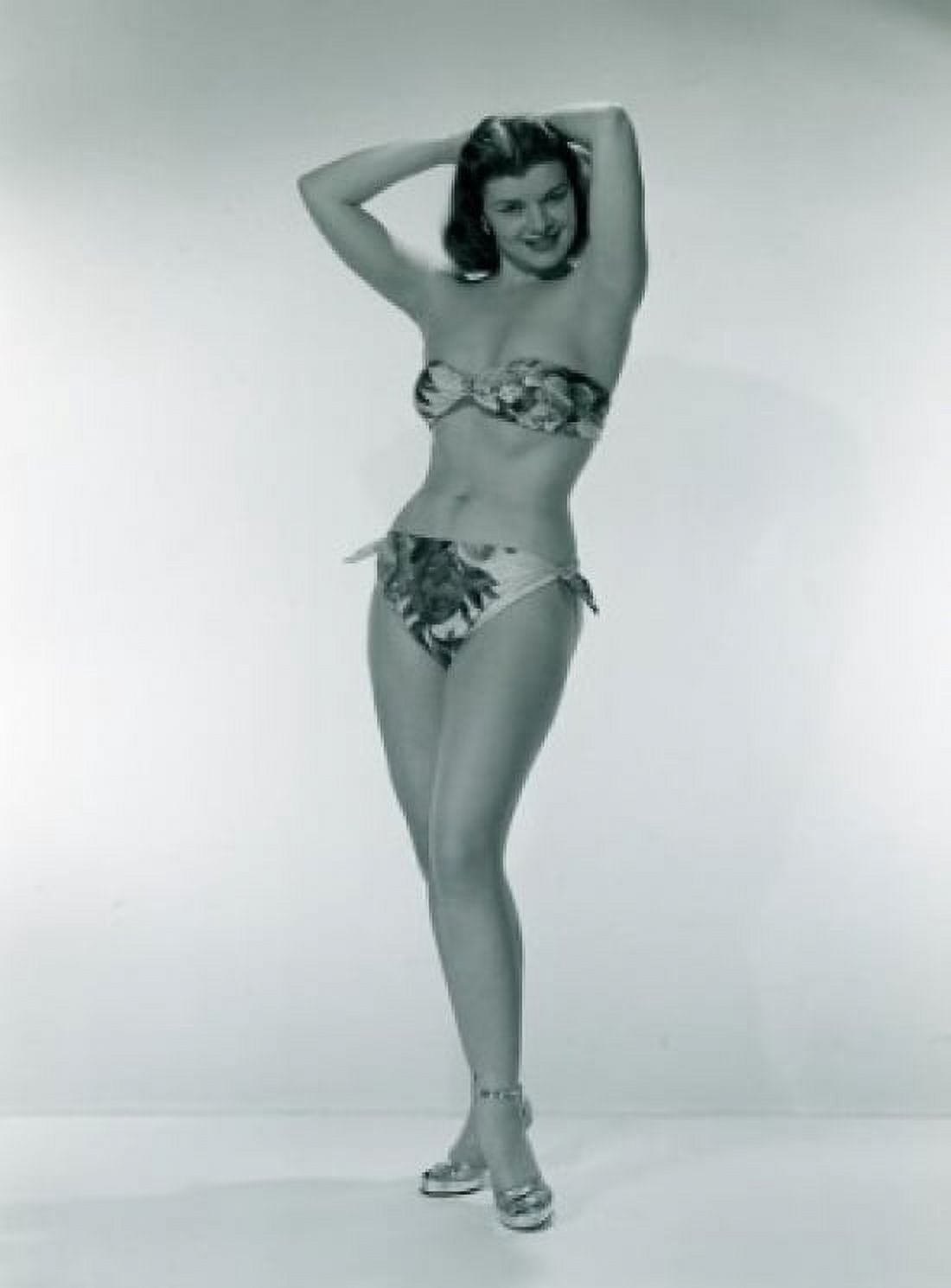 Studio portrait of young woman wearing bikini Canvas Art - (18 x 24)