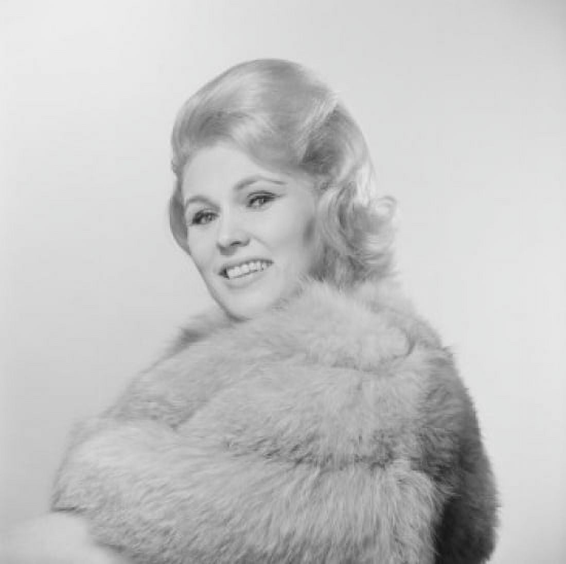 Studio portrait of young woman wearing fur Canvas Art - (24 x 36)