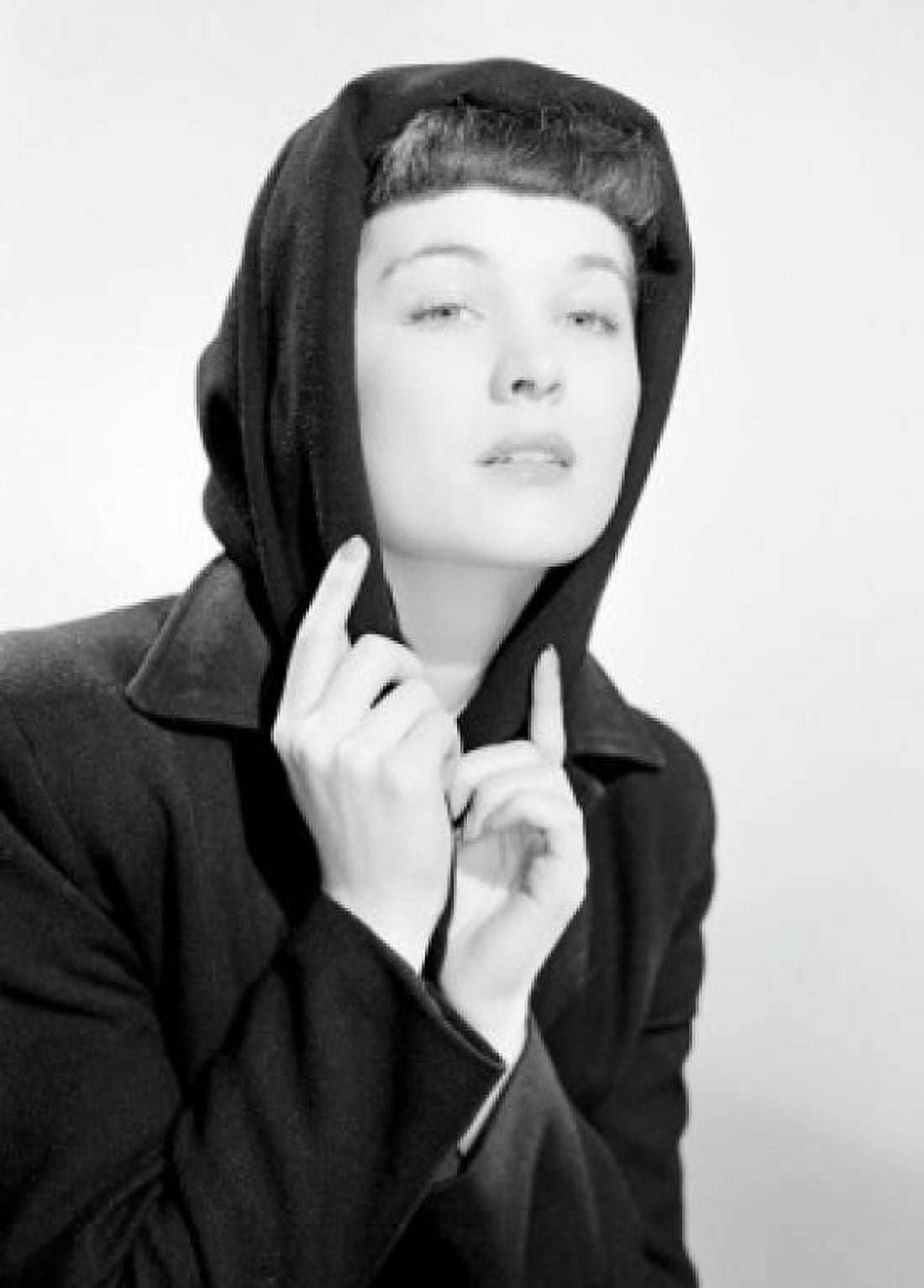 Studio portrait of young woman wearing hood Canvas Art - (18 x 24)