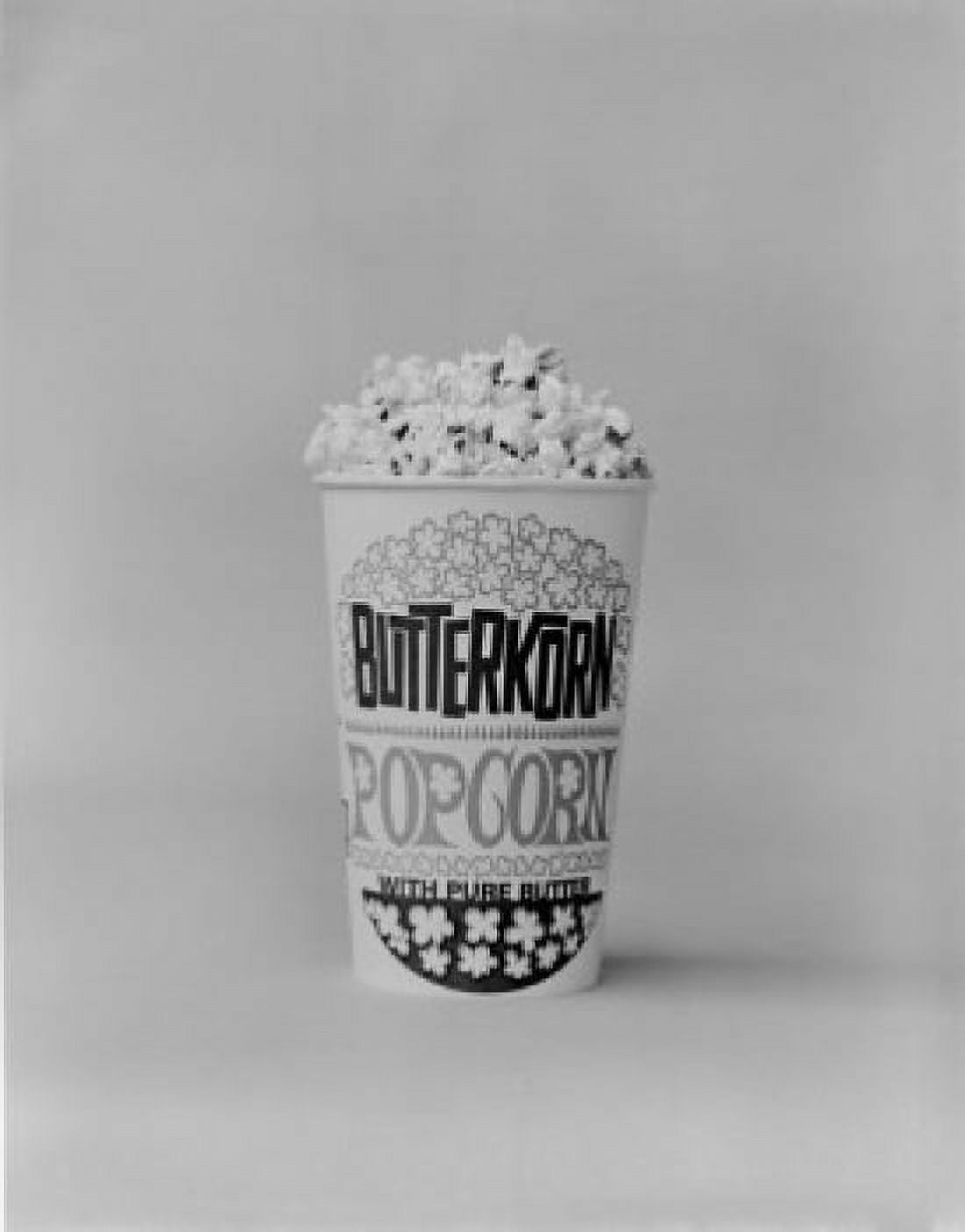 Studio shot of cup with popcorn Canvas Art - (18 x 24)