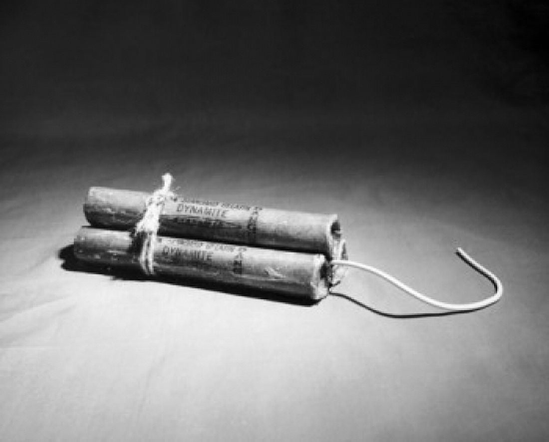 Studio shot of dynamite Canvas Art - (24 x 36)