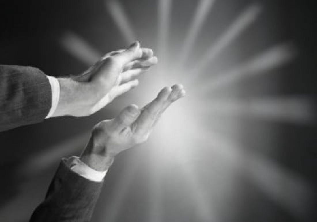 Studio shot of male hands clapping Canvas Art - (18 x 24)