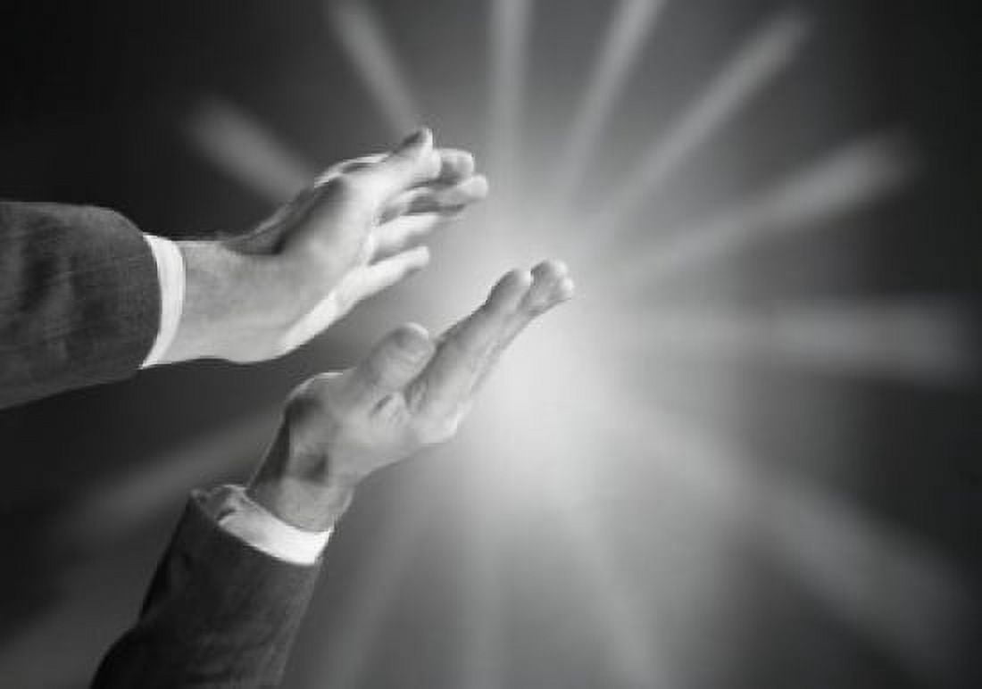 Studio shot of male hands clapping Canvas Art - (24 x 36)