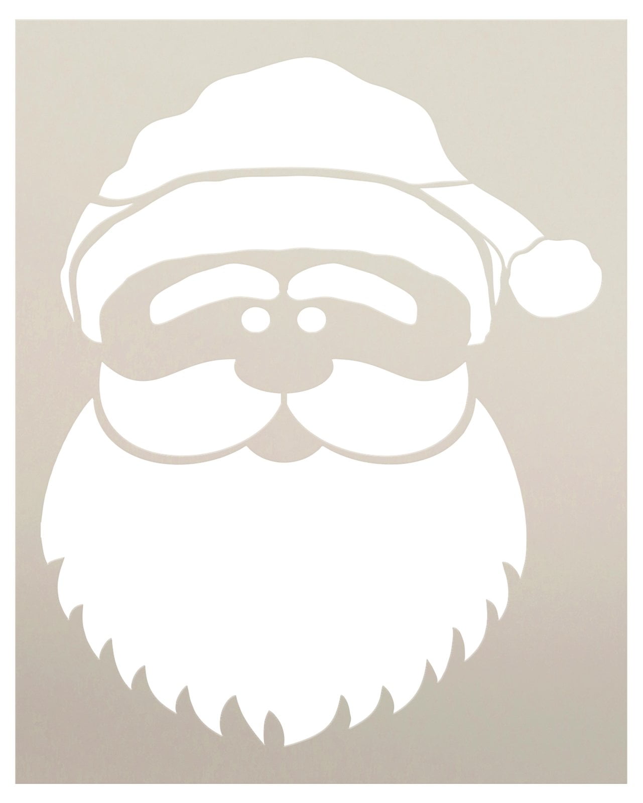 StudioR12 Santa Claus Face Embellishment Stencil for Christmas Pattern Decor, STCL6765, 15 studior12-santa-claus-face-embellishment-stencil-for-christmas-pattern-decor-stcl6765-15-x-12-walmart-com