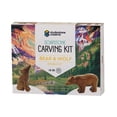 thumbnail image 1 of Studiostone Creative Bear & Wolf Double Soapstone Carving Kit, 1 of 5